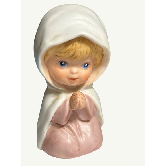 Homco Vintage 3 Piece Porcelain Child Nativity Christmas Figurines #5258 - Picture 8 of 15